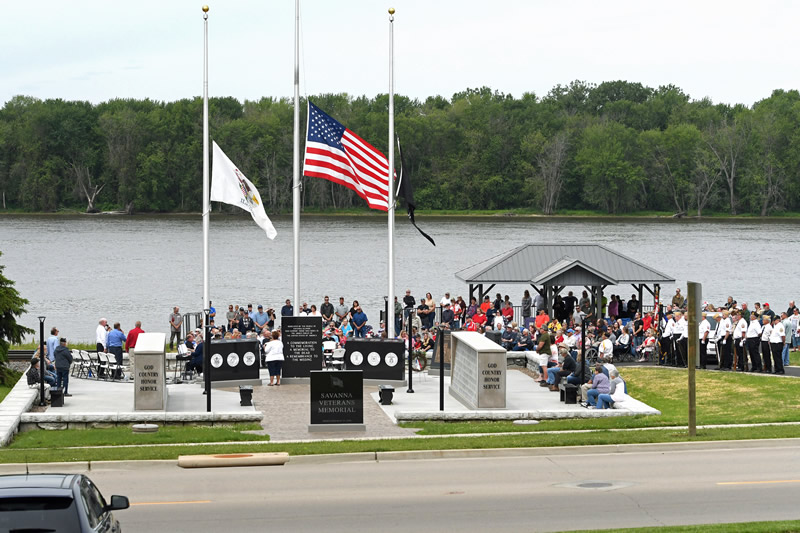 Memorial Day 2021 Dedication of Savanna Veterans Memorial