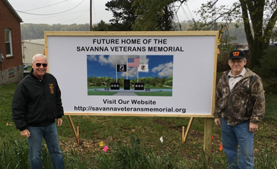 Home of the Savanna Veterans Memorial